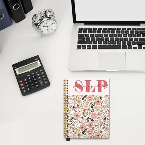 RUNMESS Slp Gifts Notebook Journal, Speech Therapy Language Pathologist Gifts, Speech Language Pathologist Notebooks for Work, Slp Journaling Notebooks for Women, Spiral Notebook,160 Pages thumbnail 5