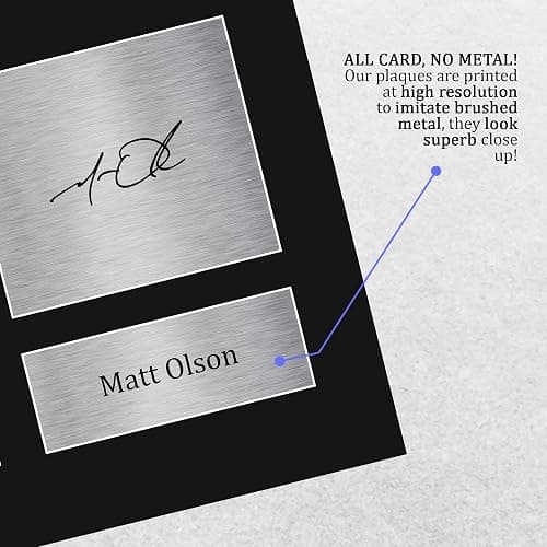HWC Trading Matt Olson Atlanta Braves Gifts Printed Signed Autograph Picture for Baseball Memorabilia Fans - US Letter thumbnail 5