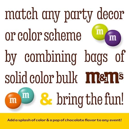 M&M’S WORLD Pink Milk Chocolate Candy, 5lbs of M&M'S in Resealable Pack for Candy Bars, Birthdays, Baby Showers, Gender Reveals, It's A Girl, Dessert Tables & DIY Party Favors thumbnail 5