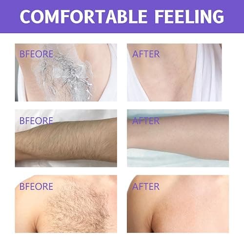 Facial Hair Removal Cream,Body Hair Removal Cream for Women with Spatula Applicator, Unisex Body & Skincare thumbnail 4