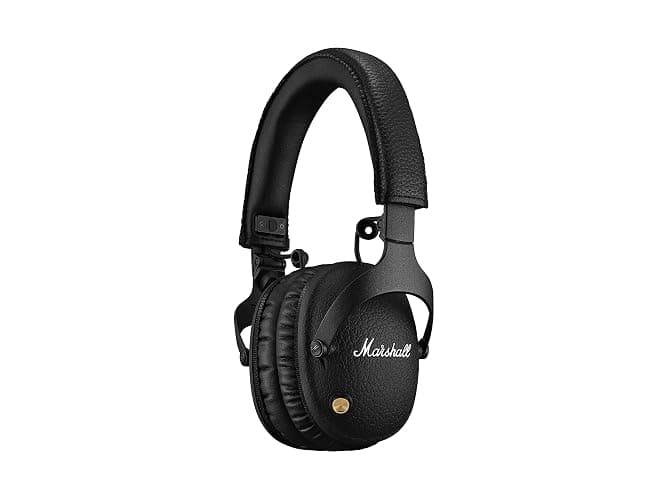 Marshall Monitor II Wireless Bluetooth Headset with Hybrid Active Noise Reduction, Over-Ear Headset, 30 Hours – Black - Image 1