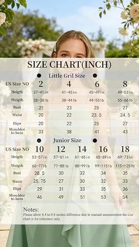 Augday Spaghetti Straps Chiffon Junior Bridesmaid Dress Ruffles A-Line Flower Girl Formal Gown UJR152 thumbnail 5