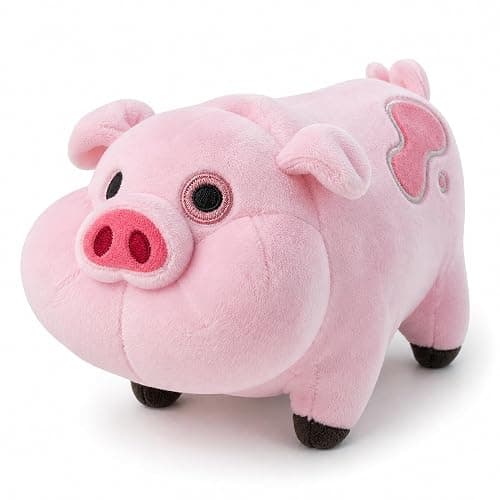 EIKOU Gravity Falls Waddles Pig Mabel Barfing Plushes Dolls Kids Toy 7" （Comes with Pendant） thumbnail 5