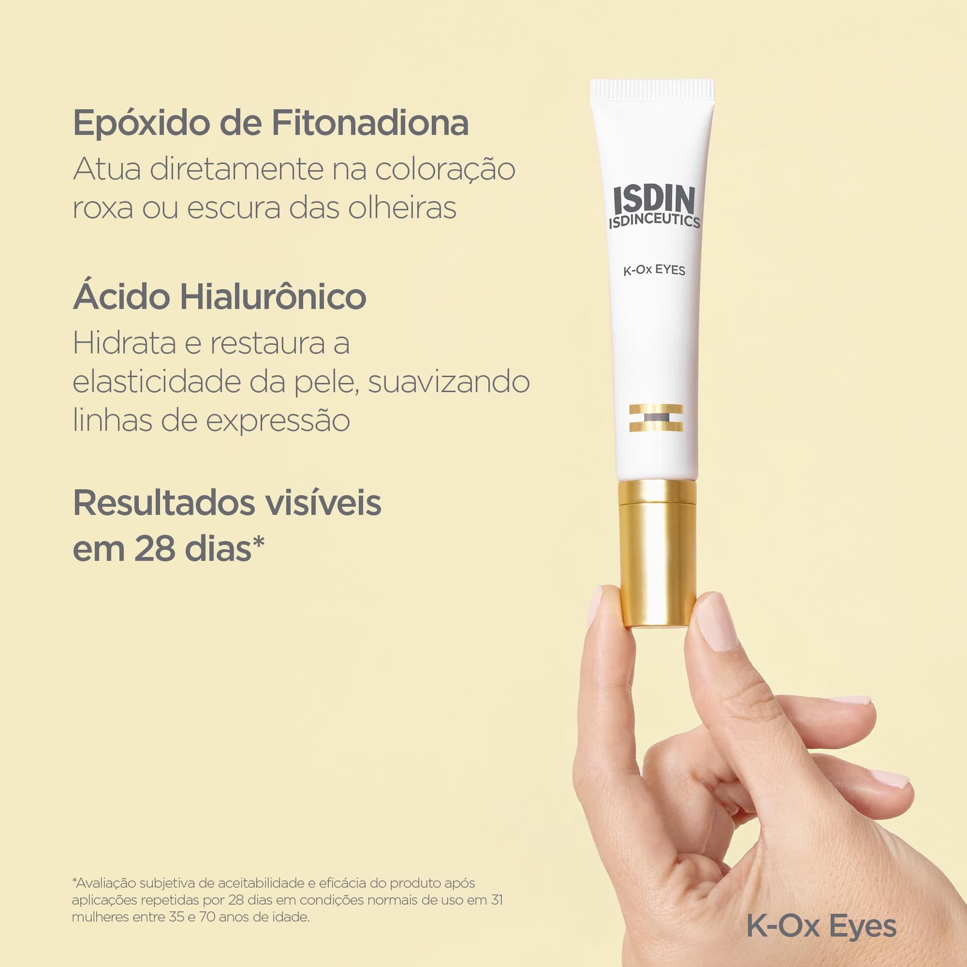 ISDIN Creme Antirrugas Para Contorno Dos Olhos Ceutics K-Ox Eyes -15G thumbnail 3