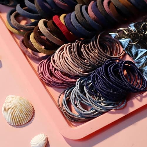 YANRONG 755PCS Hair Accessories for Woman Set Seamless Ponytail Holders Variety Hair Scrunchies Hair Bands Scrunchy Hair Ties For Thick and Curly (Mix) thumbnail 8