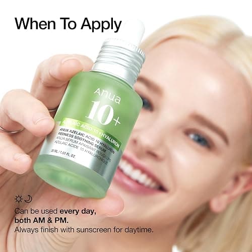 Anua Azelaic Acid 10 Hyaluron Redness Soothing Serum, Facial Serum for Sensitive skin, Hyaluronic Acid, Niacinamide, Spot Care, Natural Color, Vegan, Korean Skincare (30ml/ 1.01 fl oz.) thumbnail 8