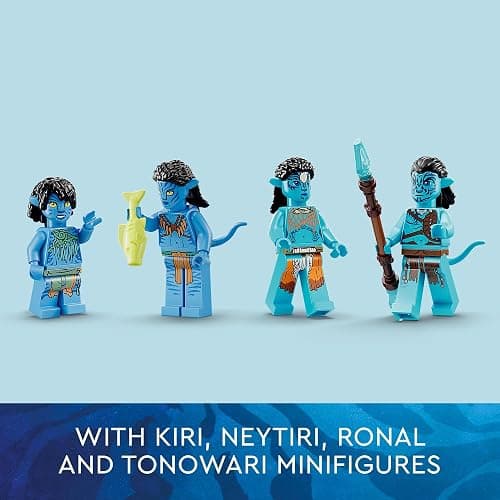 Lego Avatar: The Way of Water Metkayina Reef Home 75578, Building Toy Set with Village, Canoe, Pandora Scenes, Neytiri and Tonowari Minifigures, Movie Set thumbnail 8