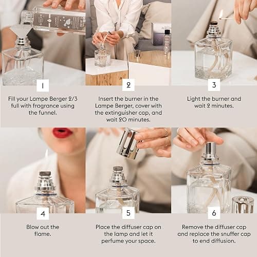 MAISON BERGER Set – Lampe Berger Starter Round Fragrance Diffuser with Ocean Breeze & So Neutral Refills – 2 x 250 milliliters (8.45 Fl Oz) – Elegant Home Air Purifier – Made in France thumbnail 3