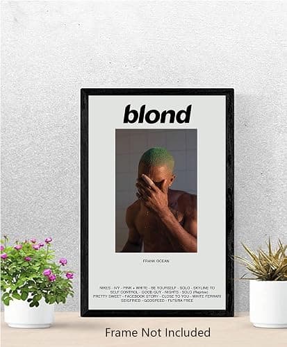 Frank Ocean Blond Wall Decor Poster 12x18 thumbnail 4
