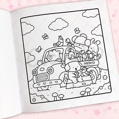 Cozy Cuties: A Cute and Comfy Colouring Book for All Ages (Coco Wyo) thumbnail 9