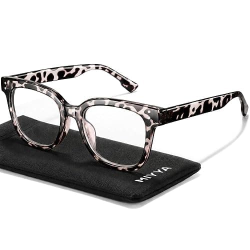 miyya Blue Light Glasses for Women - Oversized UV & Blue Light Blocker Chunky Frames, Stylish Eyewear Access - Image 1