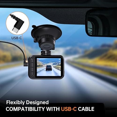 E-YEEGER Dash Cam Front and Rear, 2.5K Dual Dash Camera for Cars, 2560P Mini Car Camera, 2 inch IPS Screen, 32GB Card Included, WDR Night Vision, 24 Hours Parking Monitor, G-Sensor, Support 256 GB Max thumbnail 7