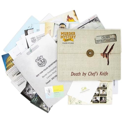 Murder Mystery Party Case Files: Death by Chef's Knife for 1 or More Players Ages 14 and Up thumbnail 2