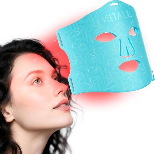 Infrared Red Light Therapy for Face: 4 Light Mode Red Light Therapy with Cooling, Home Use Beauty Equipment for All Skin Types, Christmas Birthday Gifts for Women Mom - Image 1