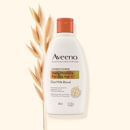 Aveeno Scalp Soothing Haircare Daily Moisture Conditioner, Oat Milk Blend, for Dry Hair, Soothes Dry, Itchy & Flaky Scalp, Clinically Proven, Sulfate Free, 300ml thumbnail 7