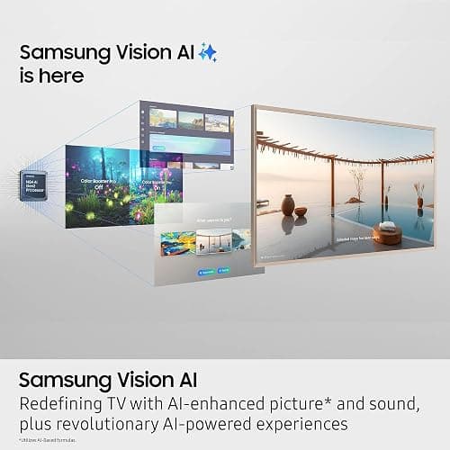 Samsung 65-Inch Class The Frame Pro LS03FW 4K Neo QLED Mini LED Smart TV (2025 Model) Slim Fit Wall Mount, Modern Frame Design, Wireless One Connect, NQ4 AI Gen3 Processor, Art Mode, Alexa Built-in thumbnail 12