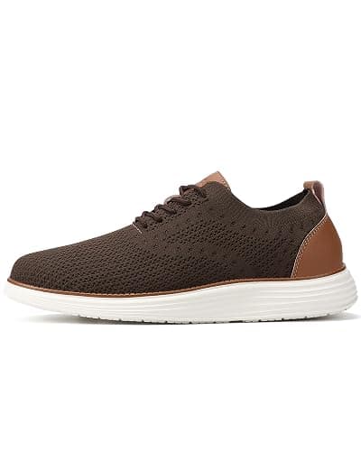 VILOCY Men's Casual Dress Sneakers Oxfords Business Mesh Breathable Walking Shoes Tennis Comfortable thumbnail 3
