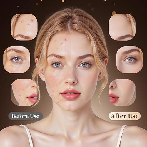 Near-Infrared Light for Face, Portable LED Face Mask, Red Light Lamp with Timing Function at Home thumbnail 2