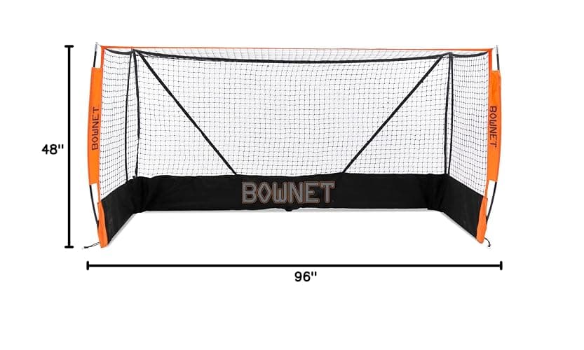 Bownet Youth Field Hockey Goal, Portable Hockey Net with Carrying Bag (4' x 8') thumbnail 8