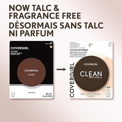 COVERGIRL - Clean Invisible Pressed Powder, Lightweight, Breathable, Vegan Formula, Talc- and fragrance-free - Golden Caramel - 180 thumbnail 2