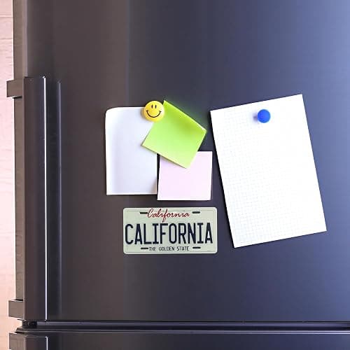 California License Plate Magnet, Mini Magnetic Replica Decoration for Fridge or Office, 1.75 by 3.5 Inches thumbnail 6