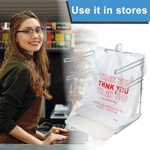 Polmart Plastic Grocery Bag Holder / Rack for Shopping Bags and Plastic Bags (2-Pack) thumbnail 7