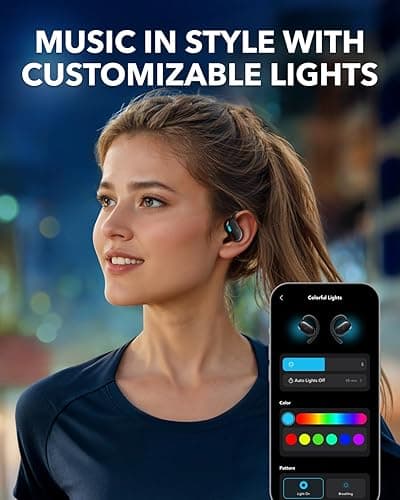 Soundcore V20i by Anker Open-Ear Headphones, Adjustable Ear Hooks, Ultra-Comfort, Snug Fit, Powerful Sound, Clear Calls, IP55, 36H Playtime, Bluetooth 5.4 Wireless Earbuds, Multipoint Connection thumbnail 6