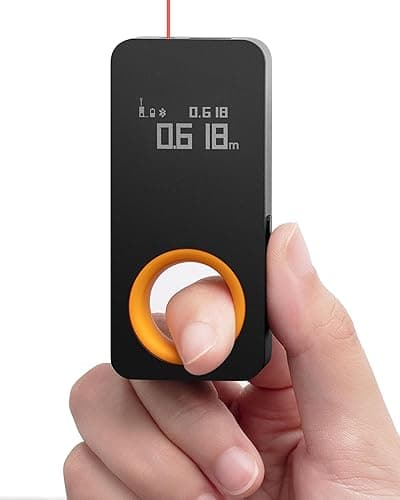 HOTO Laser Measuring Tool, Pocket-Size 98Ft Digital Laser Tape Measure ±2mm Accuracy, USB-C Rechargeable, OLED Display, Ft/M/in Unit Conversion, Real-time Data Sync, Cool Gadgets for Men & Home Use - Image 1