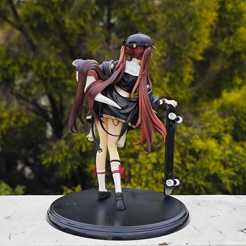 GOLEHS Genshin Impact Hu Tao Skateboard Figurine – 9 Inches Tall, 7 Inches Wide – Collectible Action Figure thumbnail 6