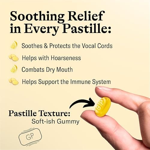 GRETHER'S Sugarfree New Flavor Ginger Lemon Pastilles Remedy for Dry Mouth Relief - Soothing Throat & Healthy Voice - Gift for Singers - 3.75 oz. 1 Pack thumbnail 2