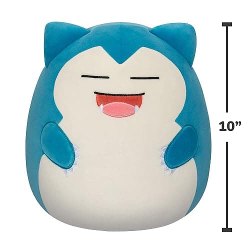 Squishmallows Pokemon Snorlax Plush Toy, 25 cm, Add Snorlax to Your Squad, Ultra-Soft Plush Stuffed Animal, Official Jazwares Plush Toy thumbnail 2