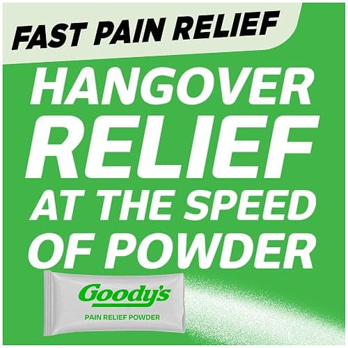 Goody's Hangover Relief Powder, Dual Action Fast Headache Pain Relief with Aspirin and Caffeine, Berry Citrus Flavor, 16 Count thumbnail 2
