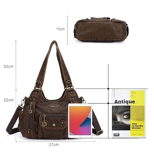 Angel Barcelo Purses for Women Soft PU Leather Shoulder Bag Crossbody Purse and Handbags thumbnail 3