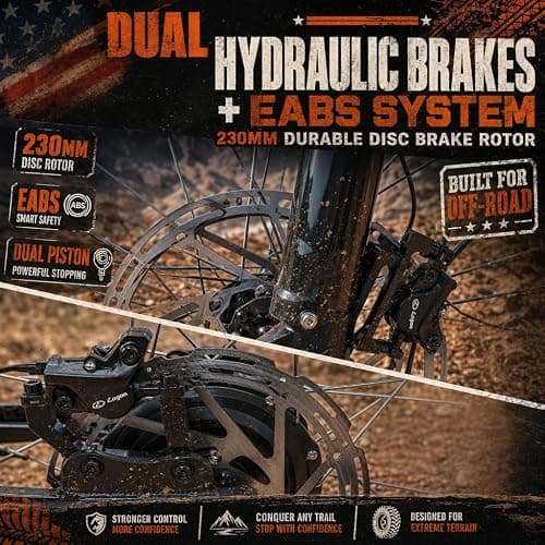 Riding'times Upgraded GT73 Pro / GT54 Pro Electric Dirt Bike for Adults Teens, 3000W 60V 50MPH / 2400W 48V 37MPH Long Range Dirtbike, Motorcycle Tire, UL2849 All Terrain Ebike thumbnail 9