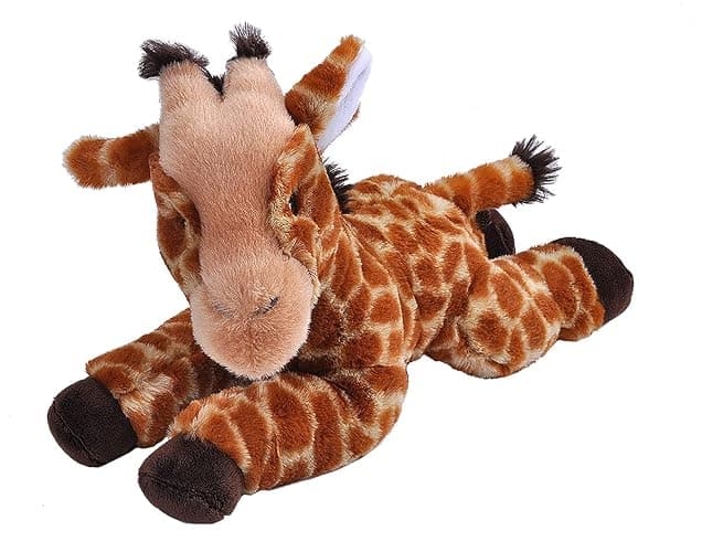 Wild Republic EcoKins Giraffe Stuffed Animal 12 inch, Eco Friendly Gifts for Kids, Plush Toy, Handcrafted Using 16 Recycled Plastic Water Bottles - Image 1