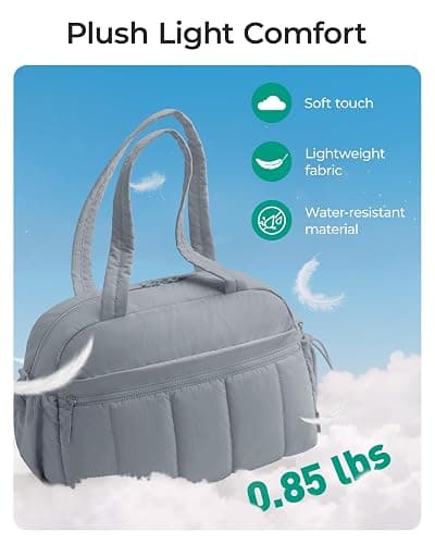 BAGSMART Gym Bag for Women, Duffle Bag for Travel with Wet Pocket, Lightweight Carry on Weekender Duffel, Water Resistant thumbnail 4