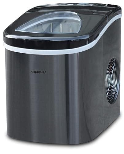 Frigidaire Counter top Portable, 26 lb per Day Nugget Ice Maker Machine (Black Stainless Steel) - Image 1
