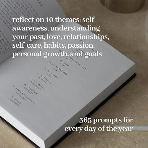 INSIDE THEN OUT Better Every Day Journal - Guided Daily Journal With 365 Pre-Dated Prompts for Self Love, Reflection, Growth, Gratitude, Discovery, Wellness, Healing, Self Help, and Mindfulness - Self Care Routine & Mental Health Gift for Women Men thumbnail 4