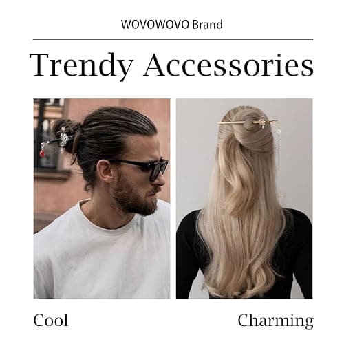 4Pcs Sword Hair Stick Retro Metal Hair Sticks Ancient Style Swords Hair Chopsticks for Women and Men, Chinese Hair Pins Hair Sticks Hair Daggers with Tassels for Hair Accessories thumbnail 4