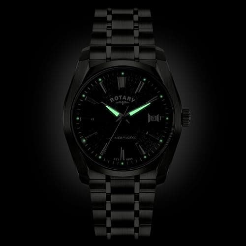 Rotary Men's Lumen Grey Dial Stainless Steel Bracelet Watch thumbnail 5