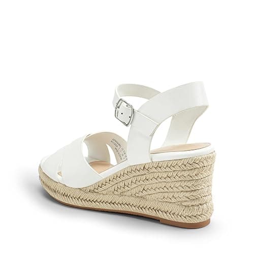 DREAM PAIRS Women's Espadrille Wedge Sandals | Adjustable Buckle, Dressy Platform Sandals Casual Summer, Comfortable High Heeled Wedges, Fashion Dressy Shoes thumbnail 8