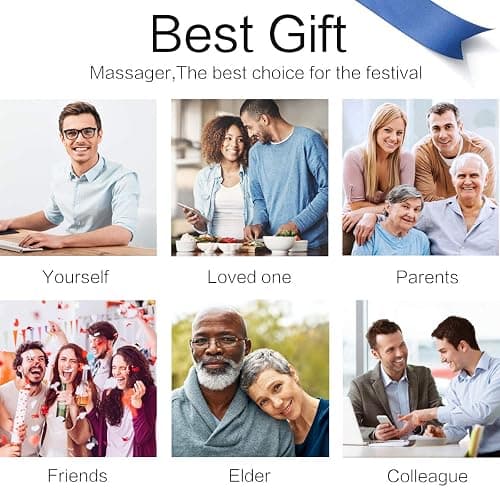 Mo Cuishle Shiatsu Back Shoulder and Neck Massager with Heat, Electric Deep Tissue 4D Kneading Massage, Best Gifts for Women Men Mom Dad, Fathers Day, Mothers Day, Christmas Gifts thumbnail 7