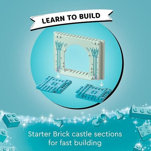 LEGO Disney Frozen Elsa’s Frozen Princess Castle Building Toys Set - Frozen Toys for Kids, Girls & Boys, Ages 4+ - Birthday Gift Idea - 43238 thumbnail 5