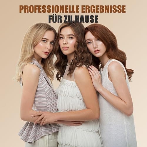 6 in 1 Hairstyler, Ionen Föhn, 1000W Multifunktionaler Hairstyler, Lockenstab Automatisch, Keramiktechnologie, Professioneller Warmluftbürste, Locken und Glätten (Weiß) thumbnail 7