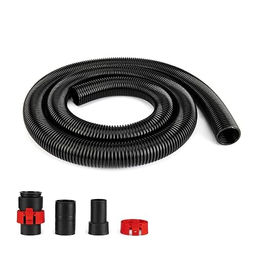 Shop-Vac 8 FT X 1-7/8" Universal Hose, Replacement Hose Compatible with Rigid, Dewalt, Husky, Craftsman, Bauer, Masterforce Vacuum Cleaners - Image 1
