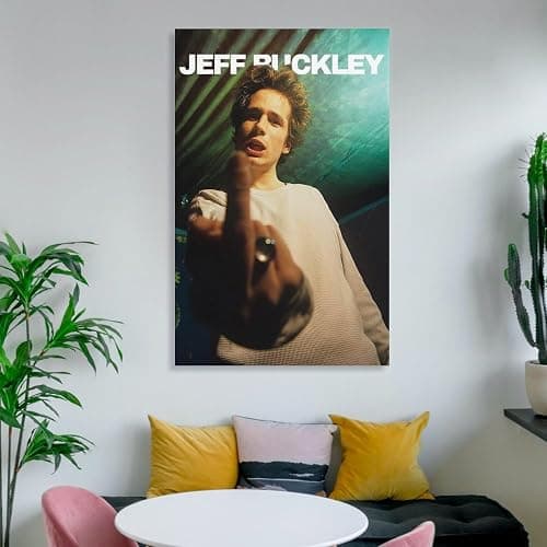 NuEyes Jeff Buckley Poster Wall Art Poster Gifts Bedroom Prints Home Decor Hanging Picture Canvas Painting Posters 16x24inch(40x60cm) thumbnail 6
