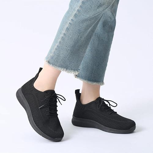 JIOJIT Sneakers for Women Walking Shoes Casual Lightweight Breathable Tennis Shoes Non Slip Work Shopping Travel thumbnail 2