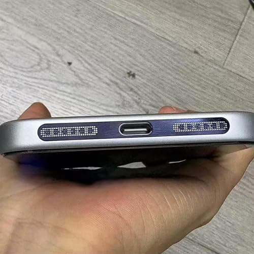 for iPhone 17 Pro Max Earpiece Speaker Mesh Anti Dust Proof Adhesive Cover - 5PCS / Deep Blue thumbnail 6