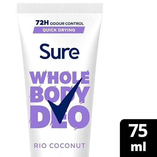 Sure Rio Coconut Whole Body Deodorant women's deodorant cream with a fresh & tropical fragrance for 72-hour odour control 75 ml thumbnail 2