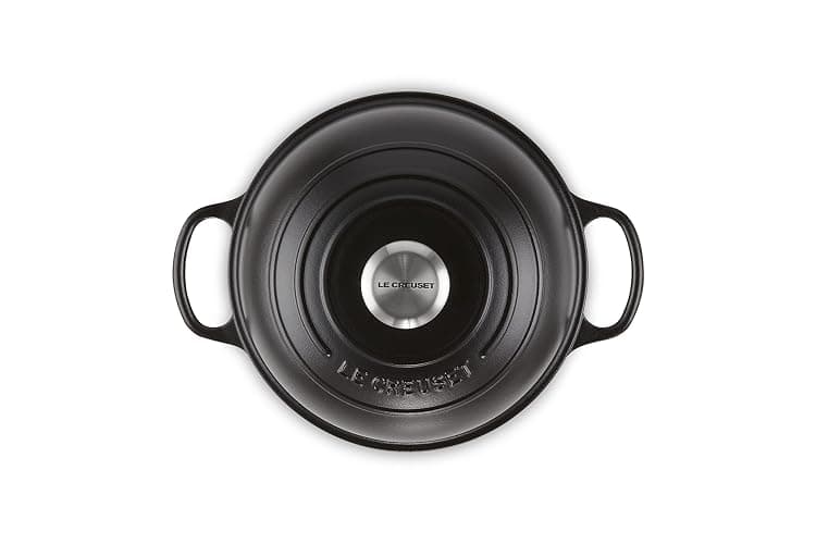 Le Creuset Enameled Cast Iron Signature Round Bread Oven, 9.5 inch, Licorice thumbnail 3